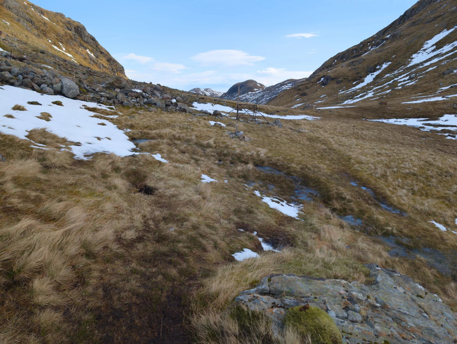 Hochmoor zwischen Felsbrocken