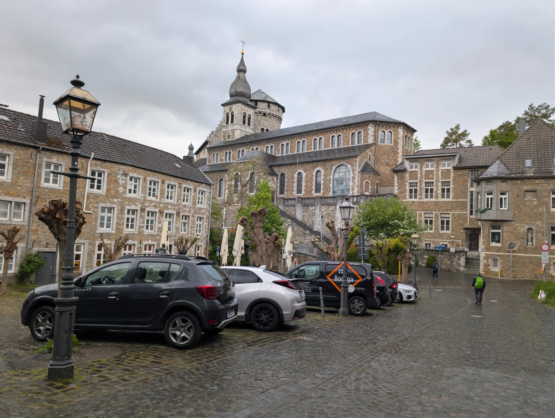Zurück in Stolberg: die Altstadt, kurz vor dem Ziel.